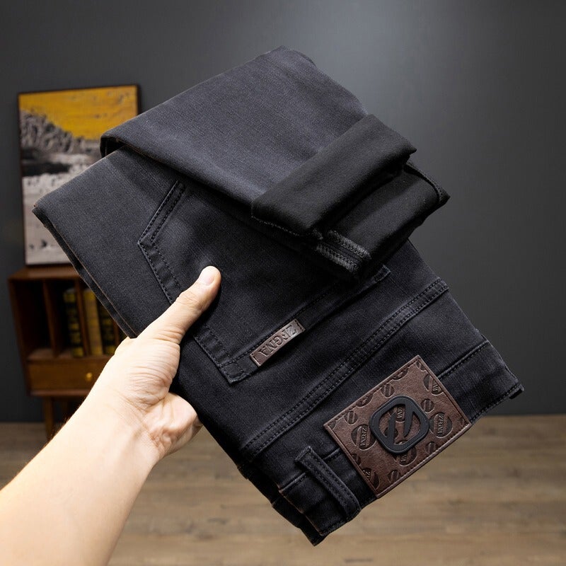 Unisex Classic Denim Jeans Loose Fit Daily Outdoor Wear - Image 1