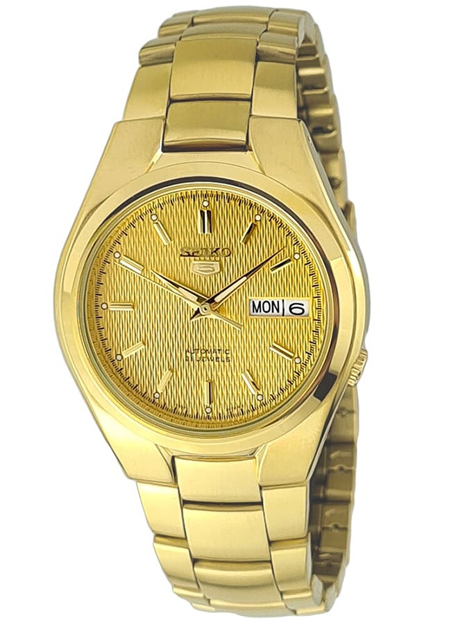 Seiko ساعة يد أوتوماتيكية للرجال من الفولاذ المقاوم للصدأ على شكل دائري أنالوج SNK610K1 - 37 مم - Image 1