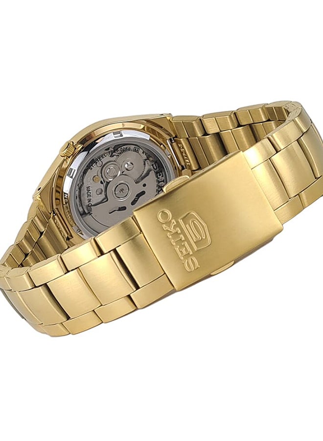 Seiko ساعة يد أوتوماتيكية للرجال من الفولاذ المقاوم للصدأ على شكل دائري أنالوج SNK610K1 - 37 مم - Image 3