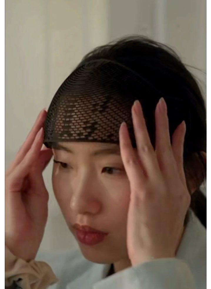 ربطة شعر لتثبيت الحجاب - ربطة خاصة تحت الحجاب بتصميم غير منزلق، ربطة شعر آمنة ومريحة للنساء - Image 2