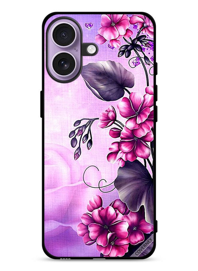 Covernex Apple iPhone 17 Protective Case Cover Romantic Flowers Wallpaper - Image 1