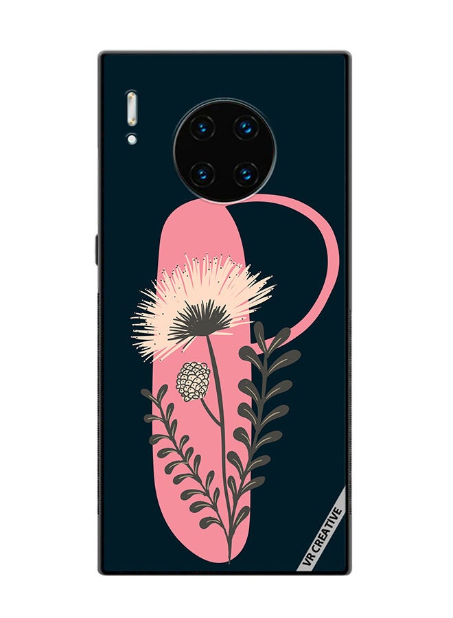 VR CREATIVE Protective Case Cover For Huawei Mate 30 Pro Alphabet P Design Multicolour - Image 1