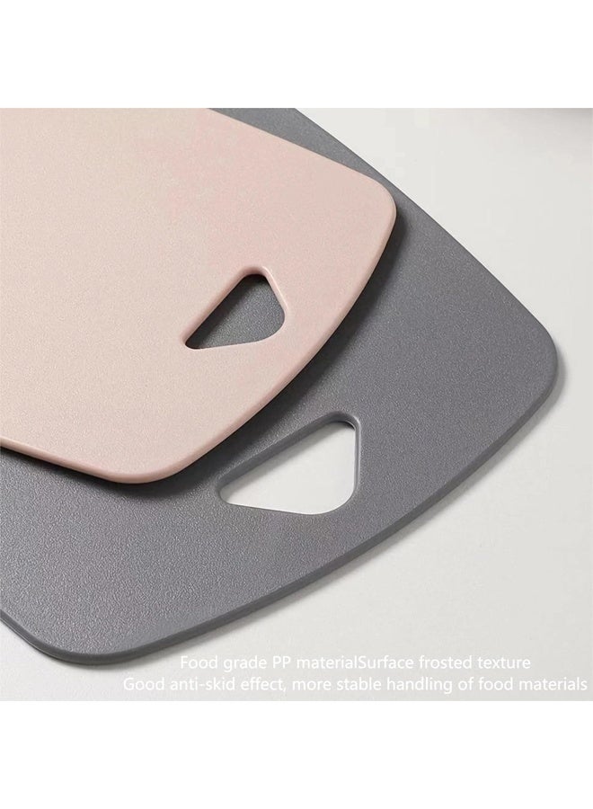 DUNISO Cutting Board for Kitchen Set of 3, PP Chopping Board,Durable, Non Slip, BPA Free，with Easy Grip Handle,For Meat, Vegetables, Fruits - Image 4
