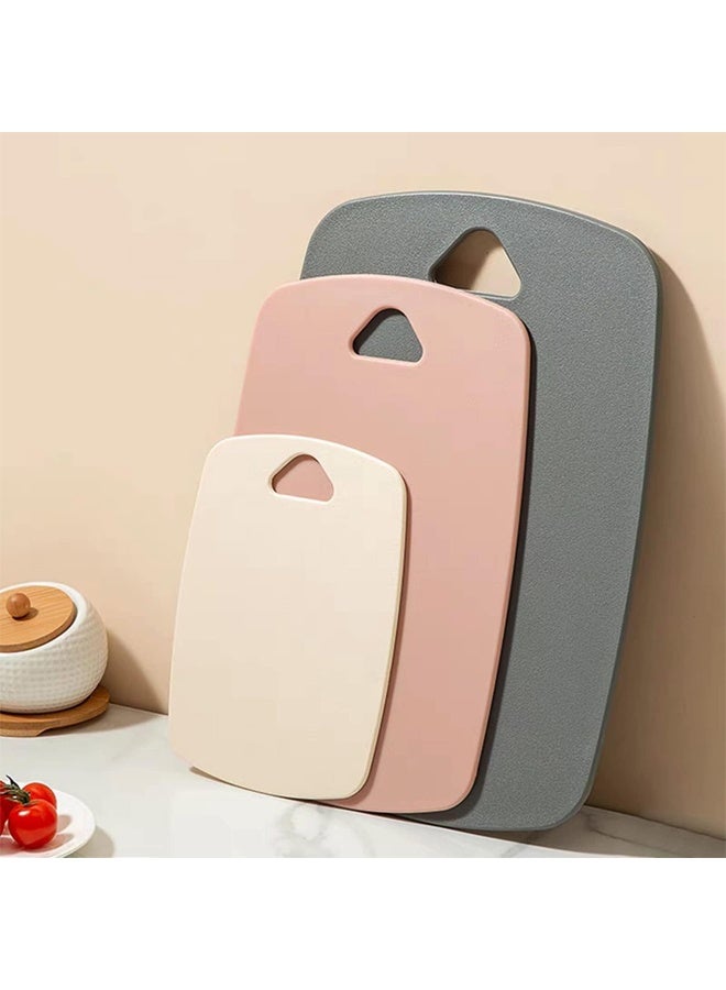 DUNISO Cutting Board for Kitchen Set of 3, PP Chopping Board,Durable, Non Slip, BPA Free，with Easy Grip Handle,For Meat, Vegetables, Fruits - Image 1