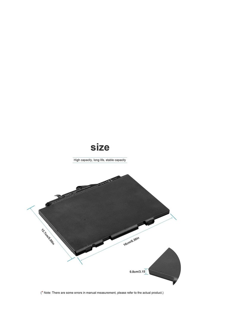 Terabyte SN03XL ST03XL 11.4V 44Wh New Laptop Battery Compatible for HP EliteBook 820 G3 EliteBook 820 G4 EliteBook 725 G3 EliteBook 725 G4 Series - Image 3