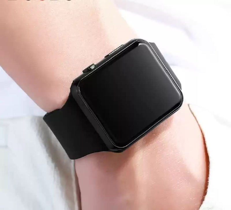 Acnos Polyurethane Kid's Analog Digital Watch With Black Dial, Led And Bracelet Combo, Black Band - Image 2