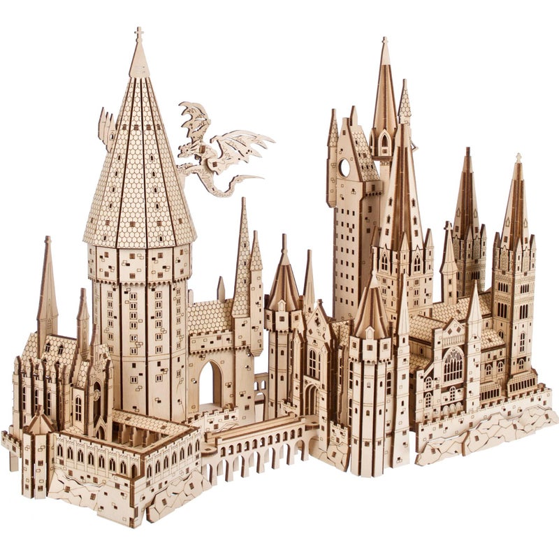 Ugears Harry Potter Hogwarts Castle 3D Wooden Puzzles for Adults  Harry Potter Castle Wooden Model Kits for Adults to Build Mechanical Wood Puzzles Adult Building Sets Hobby Kit 3D Puzzle - Image 3