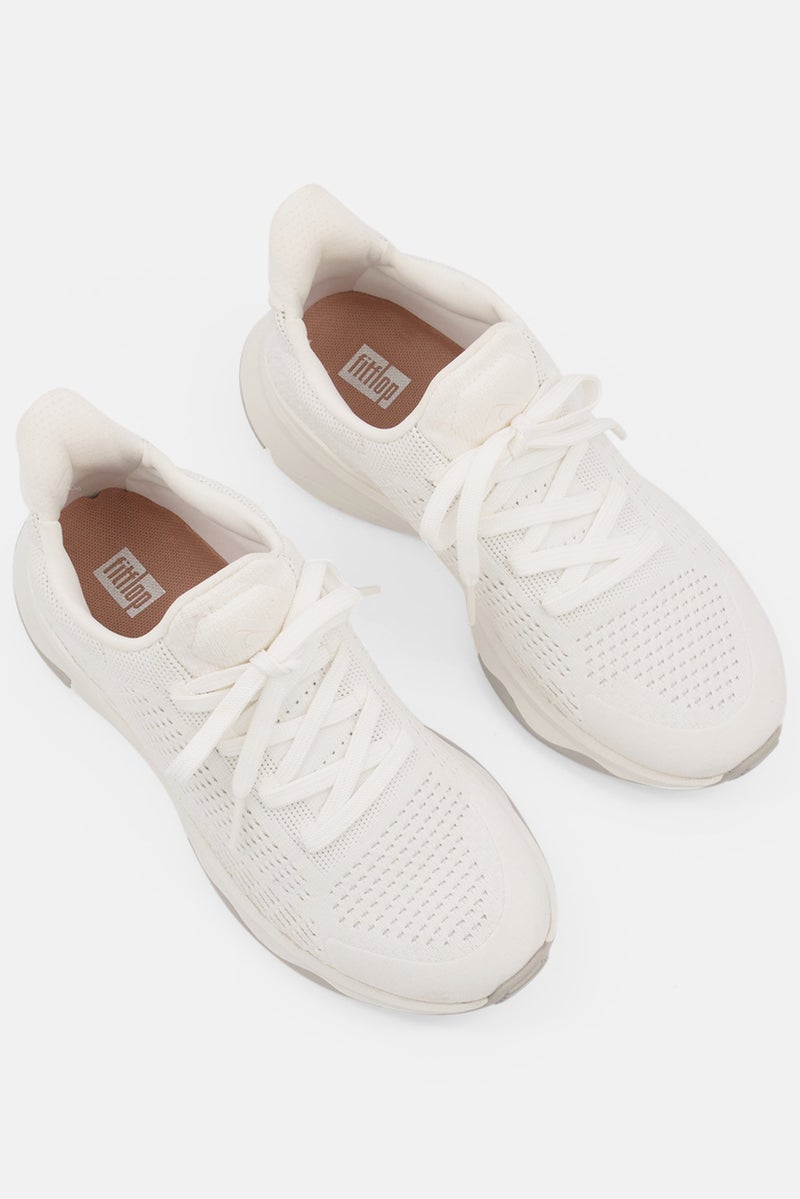 FitFlop Kids Boy Lace Up Sport Sneaker Shoes, White - Image 3