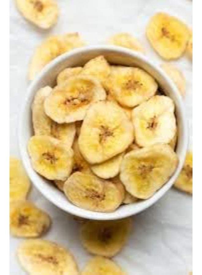 tamwenatelzekrayat Dried Banana Snacks, 100% Natural Crunchy Fruit Chips, No Added Sugar, Vegan, 100g - Image 3