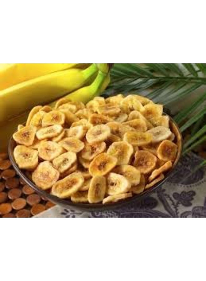 tamwenatelzekrayat Dried Banana Snacks, 100% Natural Crunchy Fruit Chips, No Added Sugar, Vegan, 100g - Image 2