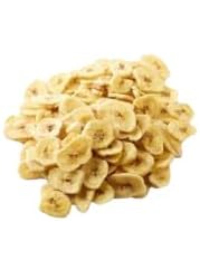 tamwenatelzekrayat Dried Banana Snacks, 100% Natural Crunchy Fruit Chips, No Added Sugar, Vegan, 100g - Image 1