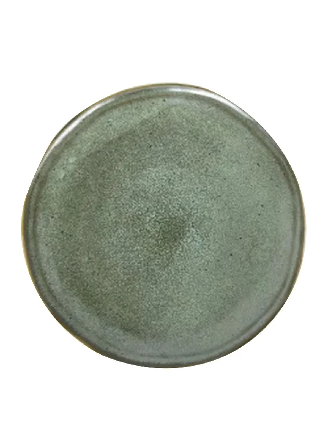 Easy Life Essential Round Shaped Easy Cleaning Ceramic Dinner Plate Green 26.5 cm R2100ESGR