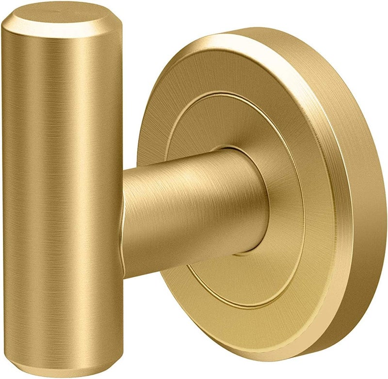 Gatco 4235 Latitude II Single Robe Hook Brushed BrassWall Mounted Towel and Robe Hook for Bathroom 225 - Image 1