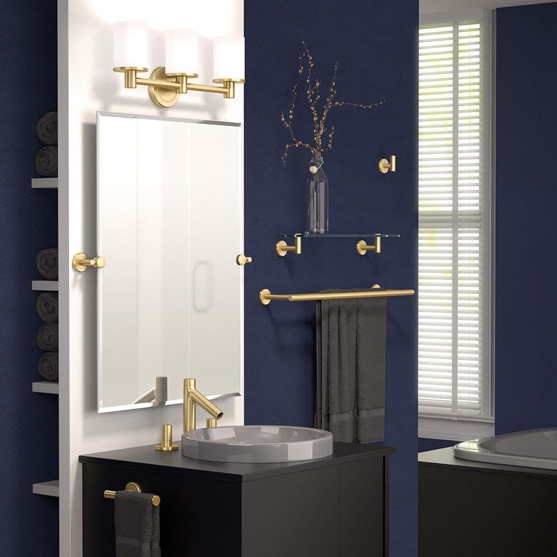 Gatco 4235 Latitude II Single Robe Hook Brushed BrassWall Mounted Towel and Robe Hook for Bathroom 225 - Image 5