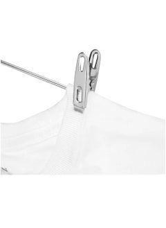 PAMEER Steel Clothes pins Stainless Steel Clothes Pegs Rust and Moisture Resistant Steel Craft Clothes Clips Durable SS Cloth Hold Strong Grip Metal Pin Laundry Cloth Drying Pegs Pack of 20 Pieces  - Image 4