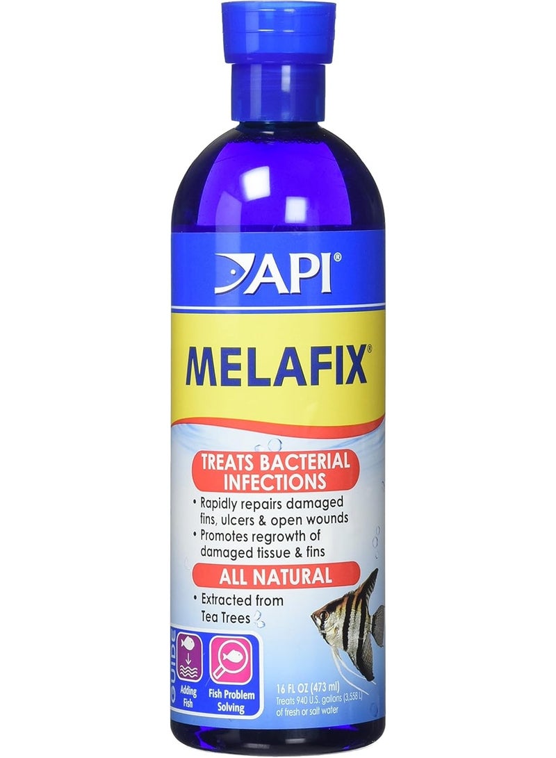 API (2 Pack) Melafix Antibacterial Fish Remedy 16-Ounce Bottles - Image 1