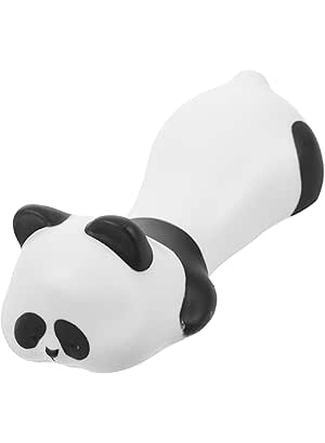 Ergonomic Mouse Pad Wrist Rest With Blue Memory Foam Cushion Non-Slip Small Panda Design For Office Desk Laptop Desktop - Image 1
