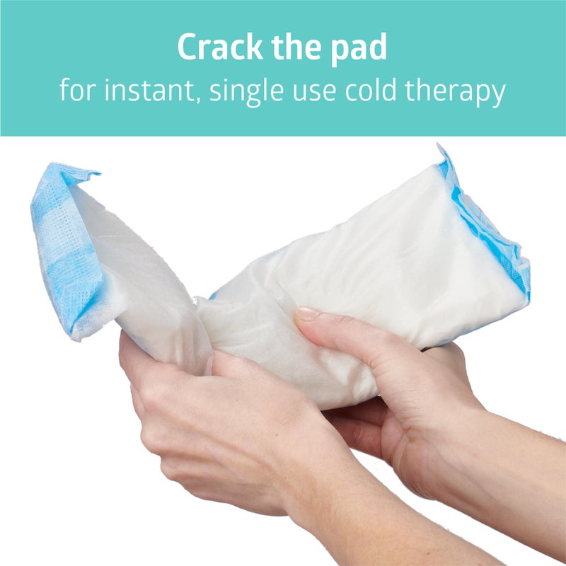 Medline 2-in-1 Absorbent Perineal Pad and Instant Cold Ice Packs for Postpartum Care (8 Count). Ready-to-use Essential for After Delivery, Maternity, Postpartum Care - Image 5