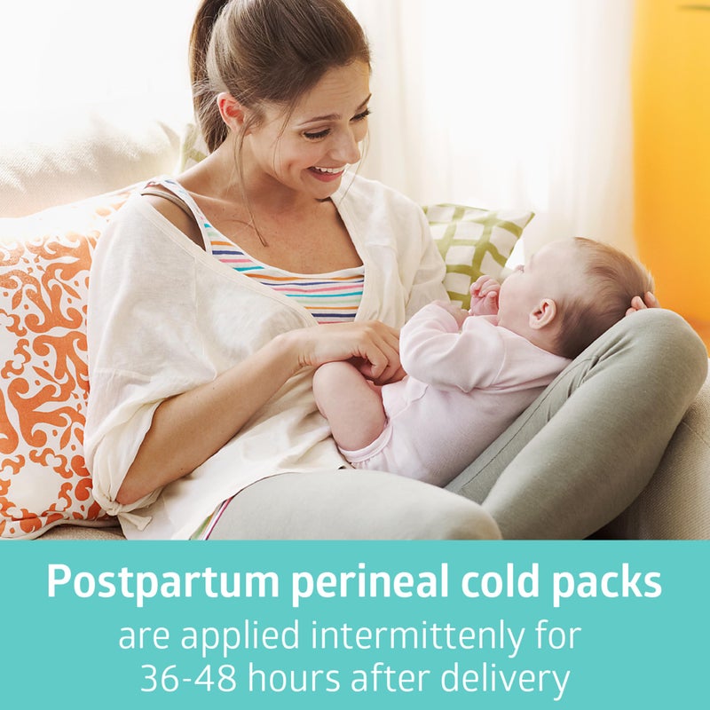 Medline 2-in-1 Absorbent Perineal Pad and Instant Cold Ice Packs for Postpartum Care (8 Count). Ready-to-use Essential for After Delivery, Maternity, Postpartum Care - Image 4