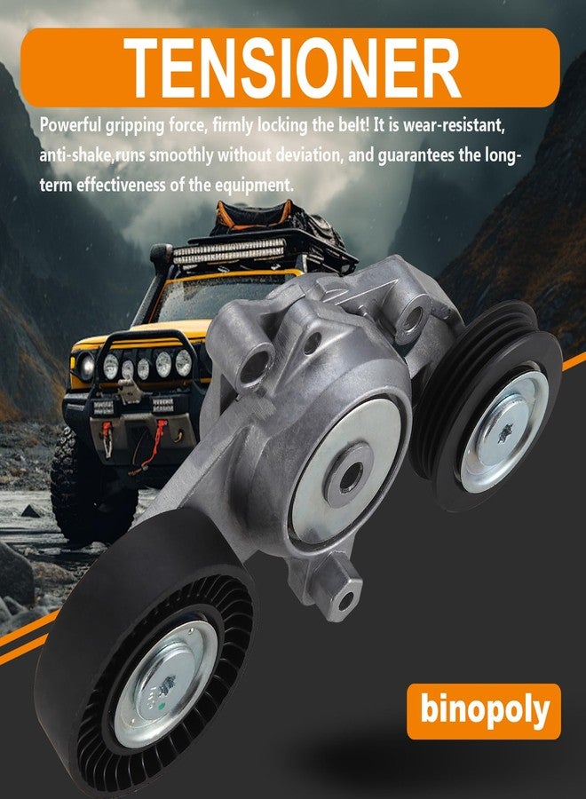 binopoly 39095 Drive Belt Tensioner Assembly With Pulley For 2010-2011 Toyota Camry 2.5L OE#16601-0V010 89659 166010V010 - Image 2