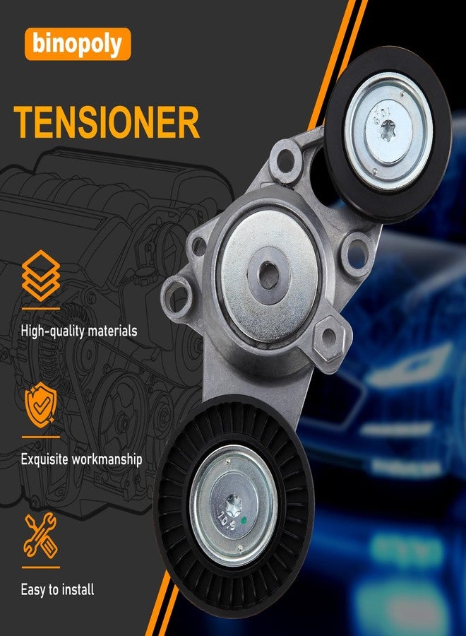 binopoly 39095 Drive Belt Tensioner Assembly With Pulley For 2010-2011 Toyota Camry 2.5L OE#16601-0V010 89659 166010V010 - Image 4