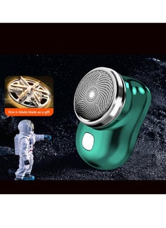 Generic Electric Razor for Men, Newest Mini-Shave Portable Electric Shaver, Pocket Size Portable Shaver Wet and Dry Mens Razor USB Shaver Charging Easy One-Button Use Suitable for Home,Car,Travel  - Image 3