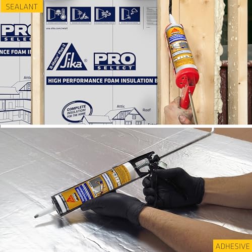 SIKA Sikaflex Insulation Sealant & Adhesive, Dark Bronze, Universal Flashing Sealant, Weather & Moisture Resistant, Bonds to Insulation Boards, PVC, Metals, Glass - 9 fl. oz. Cartridge - Image 5