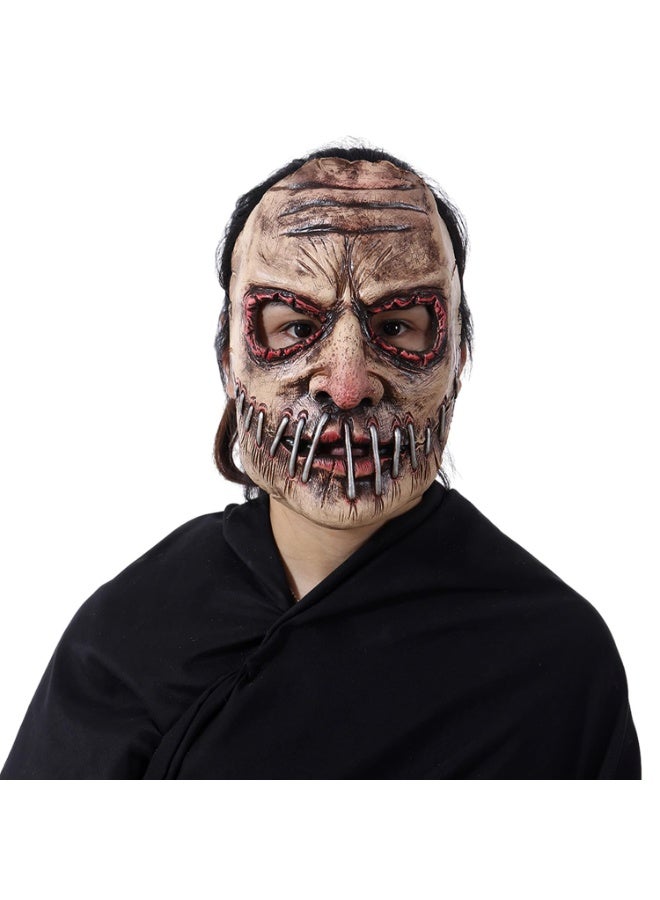 xppier Zombie Vampire Mask Halloween Horror Demon Killer Mask Monster Devil Headwear Creepy Cosplay Party Prop - Image 3