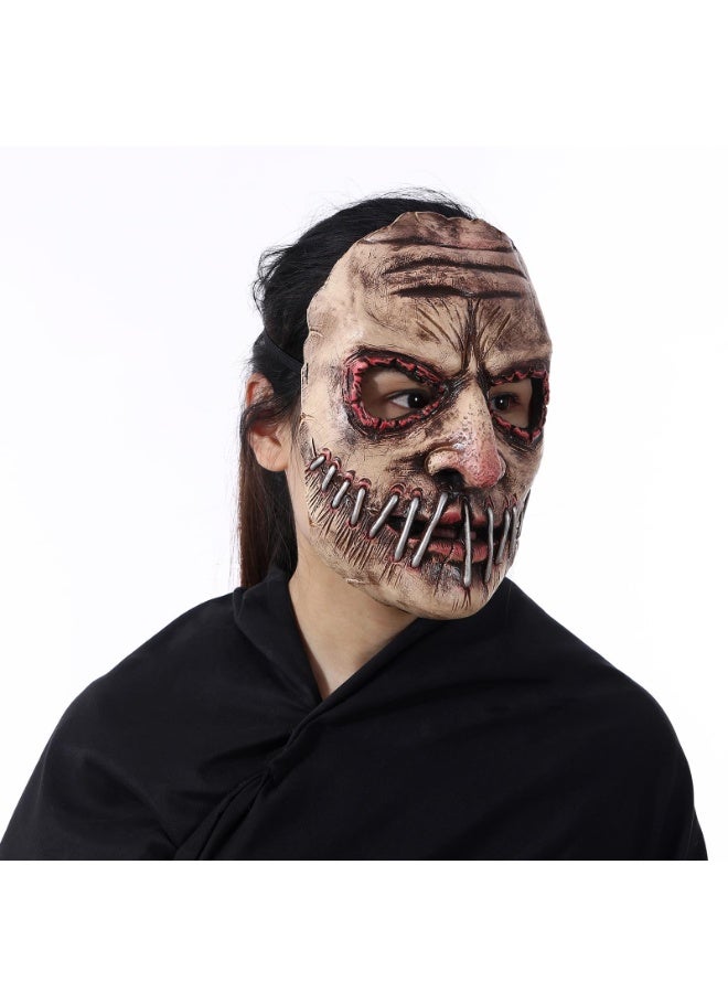 xppier Zombie Vampire Mask Halloween Horror Demon Killer Mask Monster Devil Headwear Creepy Cosplay Party Prop - Image 4