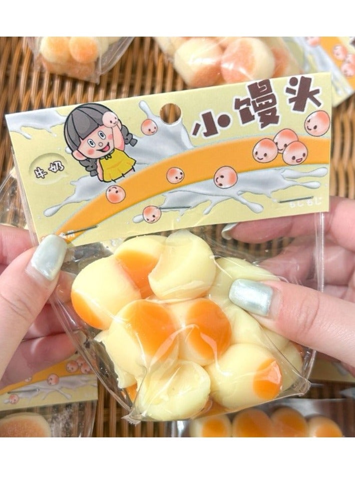 لعبة كعك البخار المضغوط باليد لتخفيف الضغط على الحيوانات المحشوة - Image 1