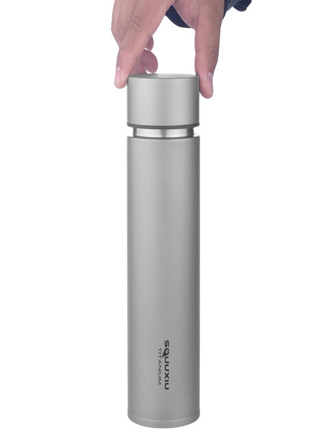 HUIOP Lightweight Travel Insulated Water Bottle 450ml Vacuum Flask with Tea Filter Outdoor Metal Water Bottles Camping Hiking Travel Bottles - Image 2