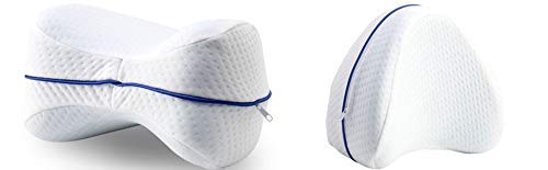 YORTEN Memory Foam Leg Pillow for Back, Hip, Leg Knee Support Contour Legacy Leg Positioner Cushion - Image 4