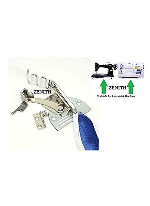 Zenith Zenith 1 Set Double Fold Angle Binder A10 for Industrial Sewing Machine Folder Angle Includes Fold Angle Binder Needle PlatePressure Foot Feed Dog 30 mm  - Image 2