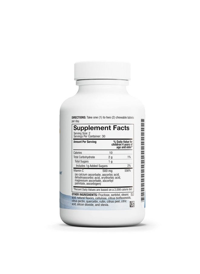 4life - Life C Features 7 Active Forms Of Natural Vitamin C For Immune Support Increased Nutrient Absorption And Antioxidant Benefits Citrus Flavor 60 Chewable Tablets - Image 1