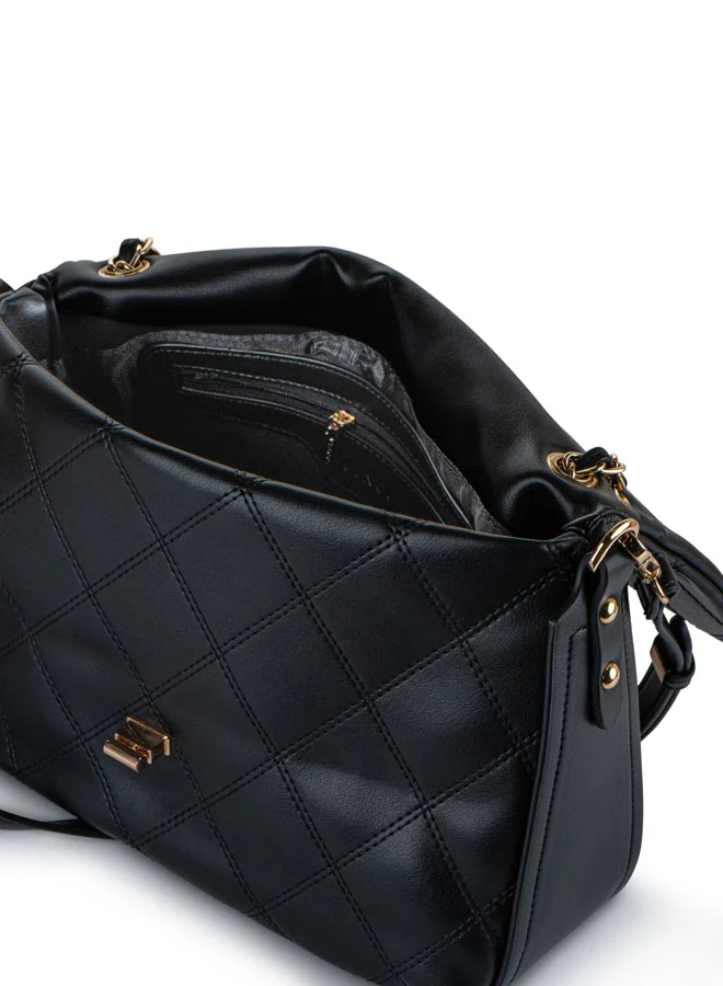Vincci Women Patterned and Chain detailed Shoulder Bag