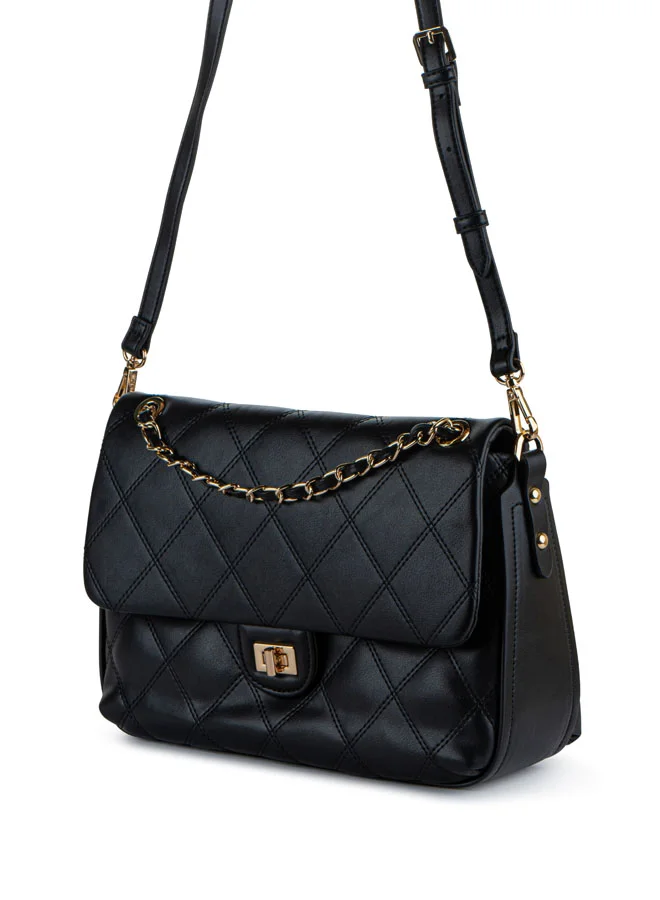 Vincci Women Patterned and Chain detailed Shoulder Bag