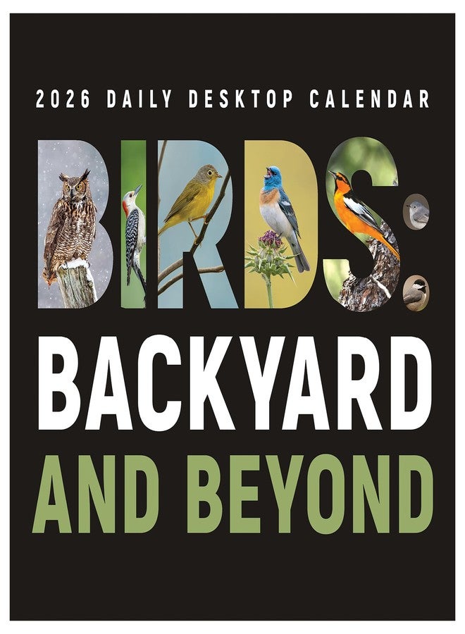 TF Publishing 2026 Birds: Backyard & Beyond Daily Desktop Calendar - Home and Office Organization - Small Desk Calendar 2026 w/Full-Color Tear-Off Pages and Standing Cardboard Easel - 5.25in x 5.25in - Image 2