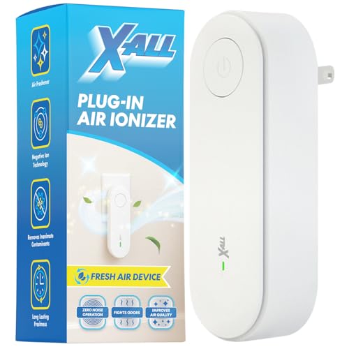 X-All XAll Air Ionizer PlugIn Ionizer for Bedroom Home Office Freshens Air from Pets Cooking Trash and Smoke - Image 1