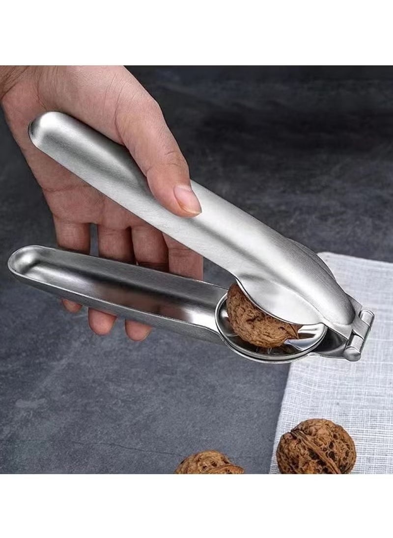 Generic - 1 Pcs Stainless Steel Chestnut Clip Peeler Nut Cracker Pecan Walnut Plier Opener 304 Stainless Steel Kitchen Tools Cutter,Nut Cracker Sheller Walnut Pliers - Image 1