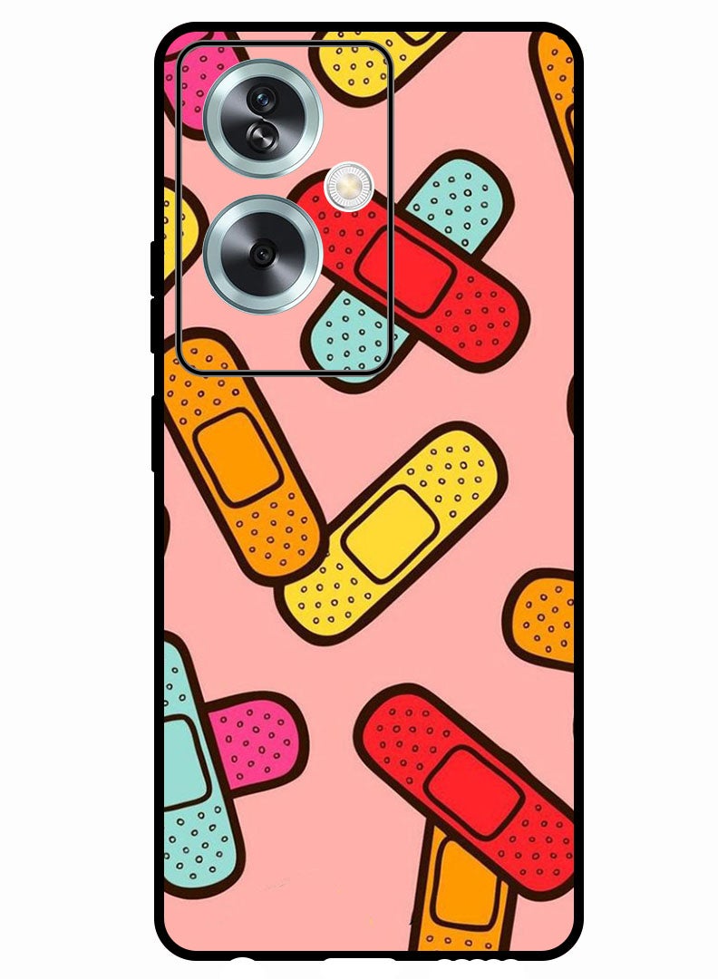 Theodor Protective Case Anti Scratch Shock Proof Bumper Cover For Oppo A79 5G Patches - Image 1