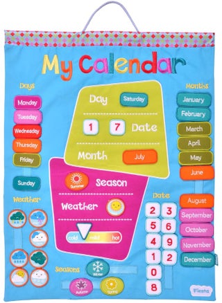 W-0227 Fabric Calendar Wall Chart Hanging-Multi Colour, Various - pzsku/Z6801B311C66D5DF6D788Z/45/1750749231/e612b05d-499e-49a0-9784-b2529bc92c61