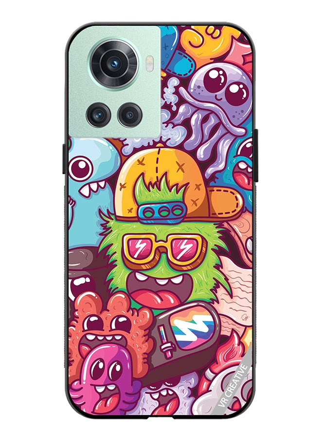 VR CREATIVE Protective Case Cover For OnePlus Ace Graphitti Design Multicolour - Image 1