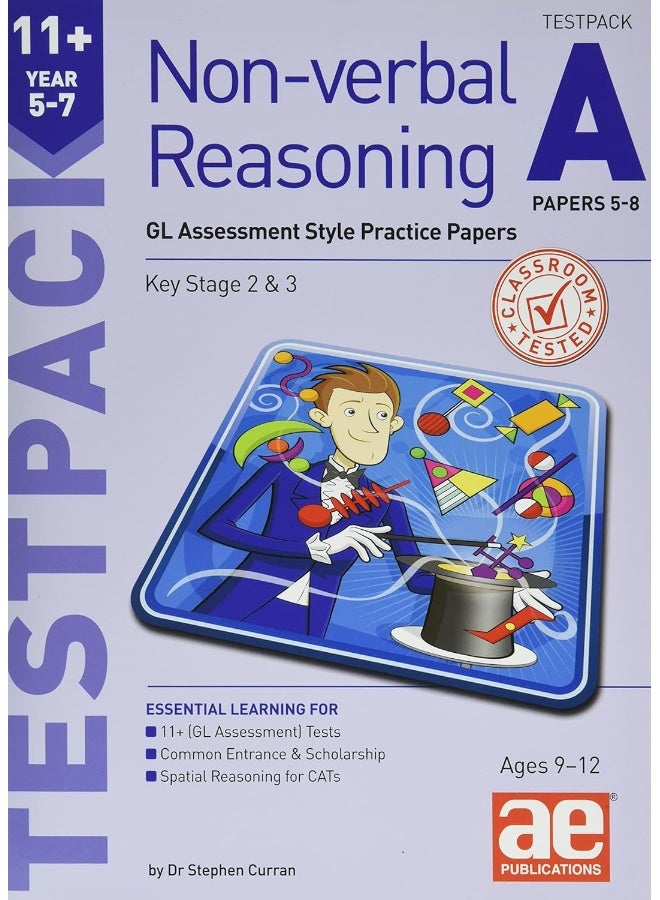 11+ Non-verbal Reasoning Year 5-7 Testpack A Papers 5-8: GL Assessment Style Practice Papers - Image 1