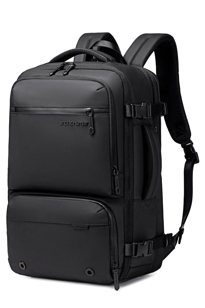 ARCTIC HUNTER School Laptop Bag, Business Travel Durable Office Work Shoulder Bag with Laptop Compartment for Men, Black - Image 1