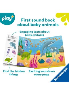 Ravensburger Play+ Infant & Toddler - Shhh…Who's there? Baby Animals My First Seek and Find Sound Book: Search and find  - Image 3