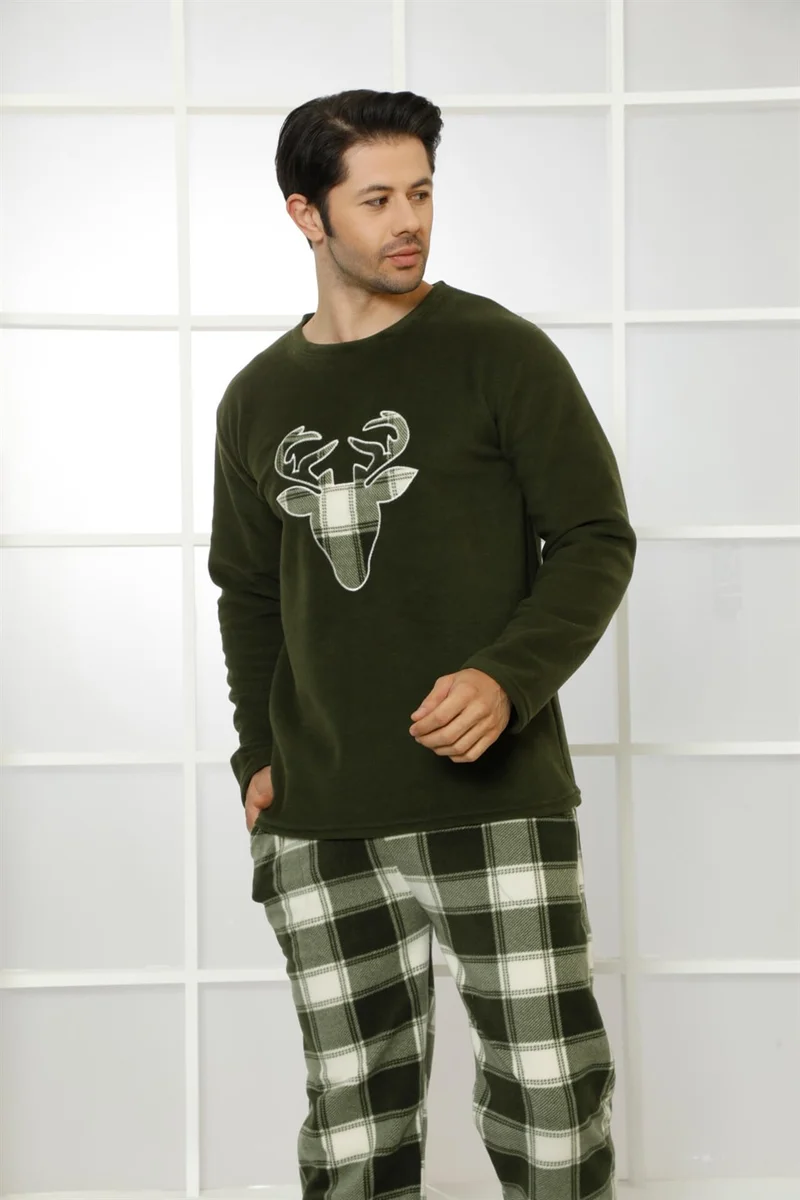 Akbeniz WelSoft Polar Men's Pajamas Set 6799