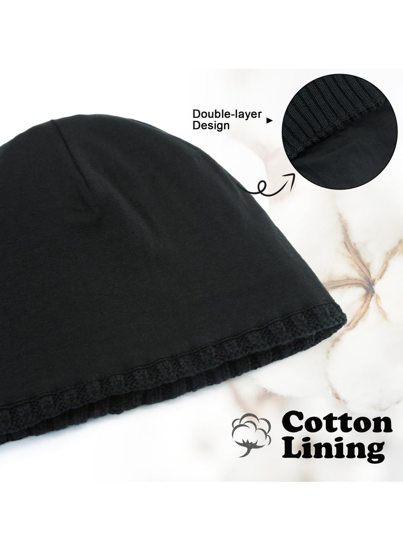 Barakah Adorable Warm Knit Beanie for Kids, Perfect Winter Hat for Boys and Girls, Cozy and Stylish - Image 4