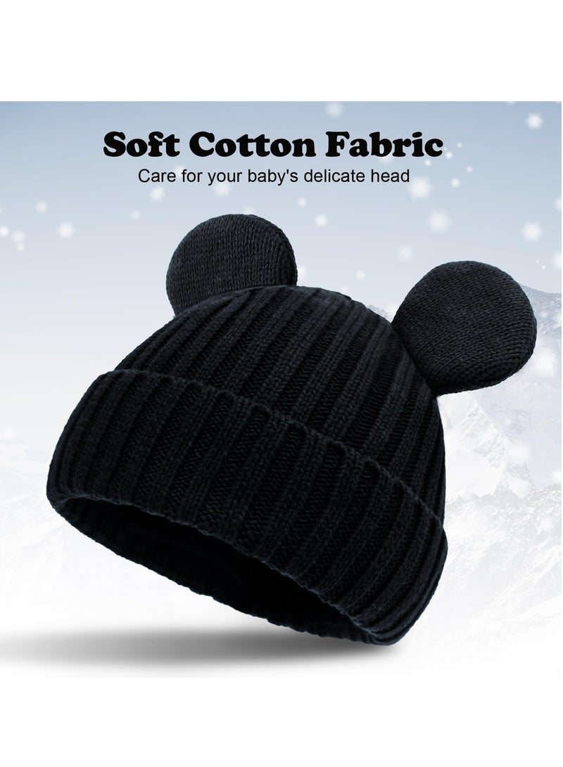 Barakah Adorable Warm Knit Beanie for Kids, Perfect Winter Hat for Boys and Girls, Cozy and Stylish - Image 2