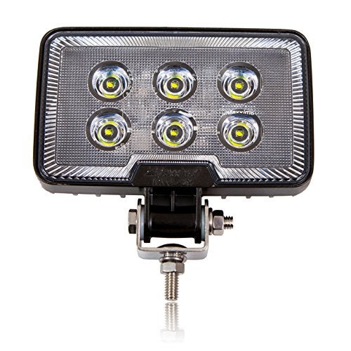 Maxxima MWL-29 6 LED Rectangular Work Light 1,200 Lumens - Image 1
