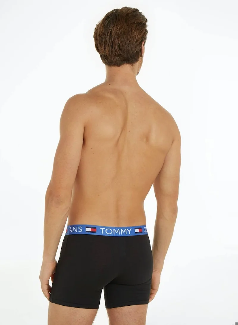 TOMMY JEANS Men's 3 Pack Boxer Briefs - Cotton, Orange